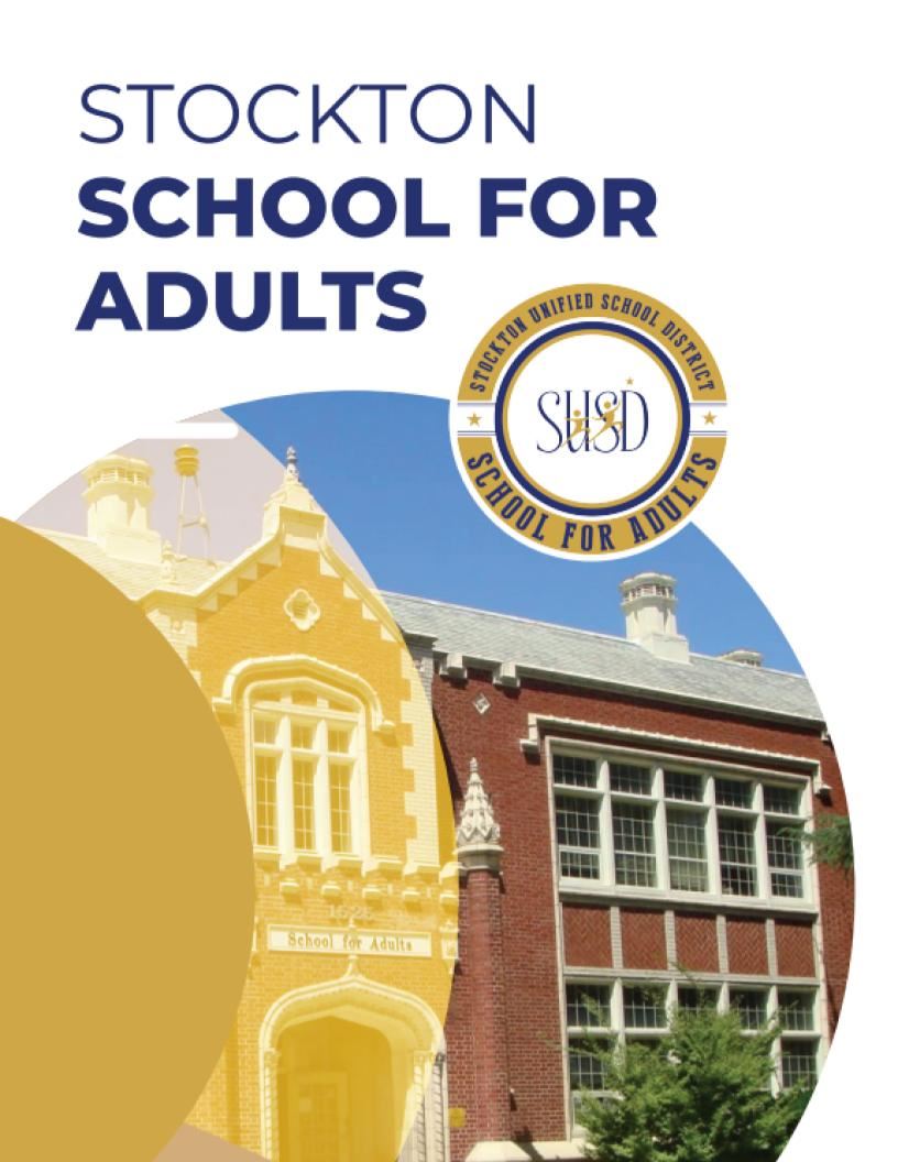  School for Adults Brochure Cover